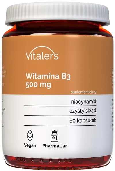 Vitaler's Vitamina B3, 500 mg, 60 capsule