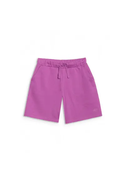 Sorturi Trening Oversize pentru Fete - Violet Inchis - Bumbac si Poliester - Marime 128 - Stil Sport - Marca Junior
