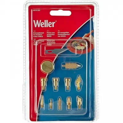 Varfuri rezerva pirogravura pentru WHK30EU Weller WBTK12EU, 12 piese