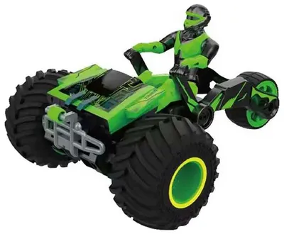 ATV de drifting controlat prin radio Crazon - Cu 360° rotație, efecte de sunet și lumină, verde