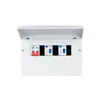 Metal Consumer Unit 12mod+iss+2xrccb