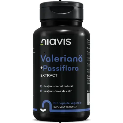 Valeriana + Passiflora Extract, 60 capsule, Niavis