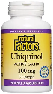 Ubiquinol Active CoQ10, 30 capsule, Natural Factors