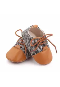 Pantofi eleganti Model AL 19976 ZigZag - Pentru bebelusi - Textil - Baieti - Multicolor - Multicolor