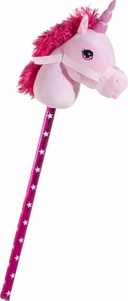 Jucarie pentru copii Heunec - Bagheta magica cu Unicorn, roz, 85 cm