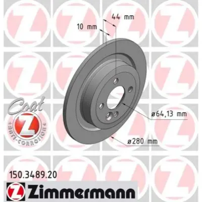 Disc frana ZIMMERMANN 150.3489.20