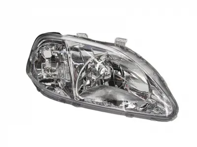 Far dreapta (H4, electric, fundal cromat) HONDA CIVIC, HATCHBACK LIMUZINA 1999-2001