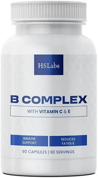 B Complex with Vitamin C & E, 90 capsule, HS Labs