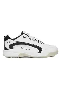Pantofi sport copii - alb/negru - textil