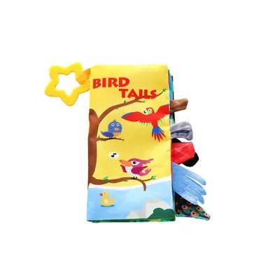 Jucarie pentru bebelusi Kikka Boo carticica textila Bird Tails
