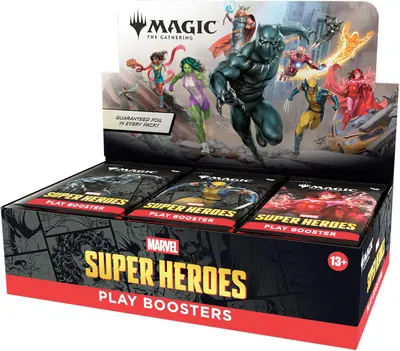 Magic The Gathering: Marvel Super Heroes Play Booster Display (30 Boosters)