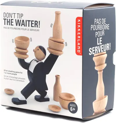 Joc din lemn pentru îndemânare și distracție Don't Tip The Waiter