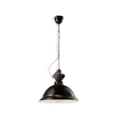 Lustra, lampa suspendata RETRO INDUSTRIAL FINISH VIN - VINTAGE NERO C1710