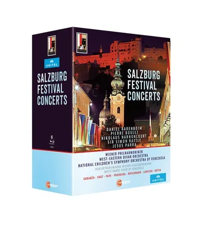 Salzburg Festival Concerts (Blu-ray) | Daniel Barenboim, White Hands Choir of Venezuela, Wiener Philharmoniker, West-Eastern Divan Orchestra, National Children's Symphony Orchestra of Venezuela