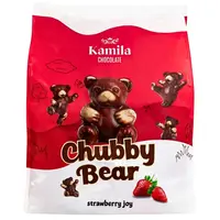 Kamila Ursuleți Ciocolată Chubby Bear Red – Cutie 600 g Engros