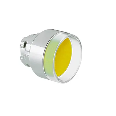 Push buton , diametru, Ø22MM 8LM METAL SERIES, SHROUDED, YELLOW