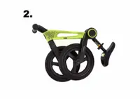 Bicicleta de echilibru pentru copii, Adamex Speed M8, pliabila, fara pedale, cu Saua reglabila si manere confortabile, 2-5 ani, pana la 35 kg, Snow White