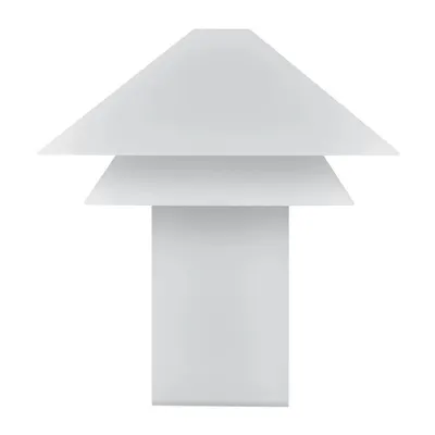Veioză albă LED cu intensitate reglabilă cu abajur din metal (înălțime 33,5 cm) Sanaka – Blomus
