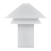 Veioză albă LED cu intensitate reglabilă cu abajur din metal (înălțime 33,5 cm) Sanaka – Blomus