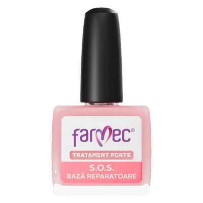 S.O.S Baza Reparatoare cu Hexanal și Lakesis, Farmec Tratament Forte | 11 ml