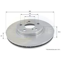 Disc frana COMLINE ADC0171V