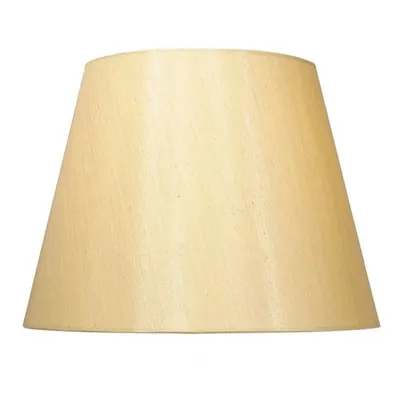 Abajur Bybliss Gold Faux Silk Tapered Drum Shade 27cm
