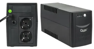 UPS Quer Micropower, 800VA/480W, 2 x Schuko (Negru)
