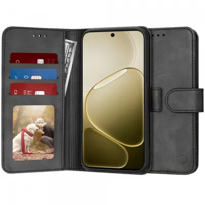 Husa pentru Oppo A6 4G, Techsuit, Diary Book, Neagra