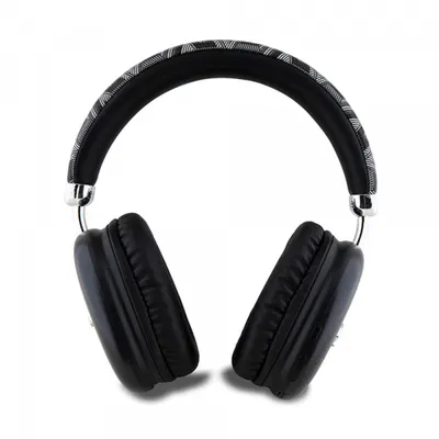 Handsfree Bluetooth Guess GCube Metallic Script Logo, A2DP, Negru