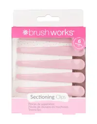 Agrafe de par pentru sectionarea parului, 6 bucati, Brushworks