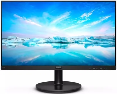 Monitor Philips - 221V8A/00, 21.5'', WLED, VA, Anti-Glare, negru