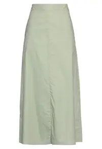 Fusta dama Trussardi - lunga - verde - bumbac - cu fermoar - doua buzunare -