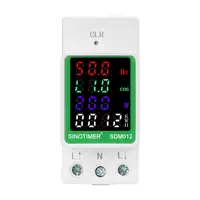 Contor monofazat de energie electrica, Sinotimer, 50-300V, 100A, display led, functie resetare, iluminat, SDM012-2