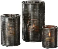 Set sfeșnice Philippi - Sala, 3 buc, negri