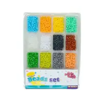 Set Mărgele Termoadezive, Art & Craft – 16 Culori + Foaie pentru Fier de Călcat