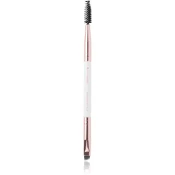 Brushworks Double Ended Brow Brush perie pentru modelarea sprâncenelor cu pensula