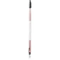 Brushworks Double Ended Brow Brush perie pentru modelarea sprâncenelor cu pensula