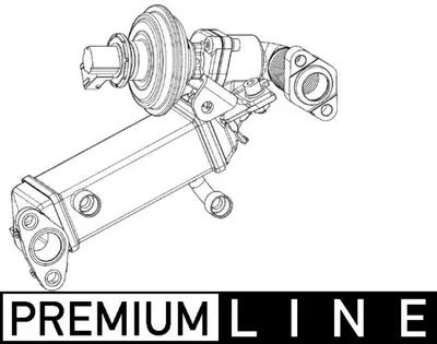Supapa EGR (modul cu calorifer) potrivit BMW 1 (E81), 1 (E82), 1 (E87), 1 (E88), 3 (E90), 3 (E91) 2.0D 06.04-12.13