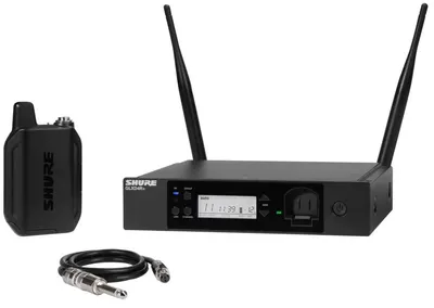 Sistem de microfon wireless Shure - GLXD14R+, negru