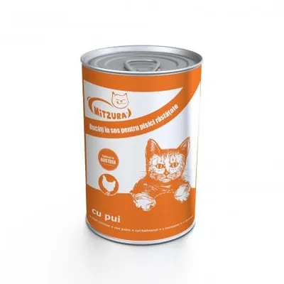 Mitzura Cat Cons Pui 415 g