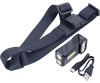 Lanternă și frontala Troika - Eco Knicklicht Duo, negru