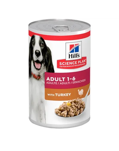 HILL'S Science Plan Canine Adult Turkey 370 g Hrana umeda caini adulti, cu curcan