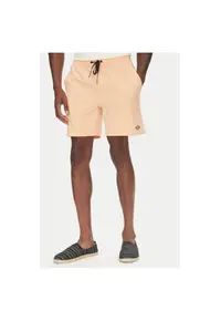 Pantaloni scurti de baie barbati EBYJV00145 - Poliester/Bumbac - Portocaliu - Portocaliu