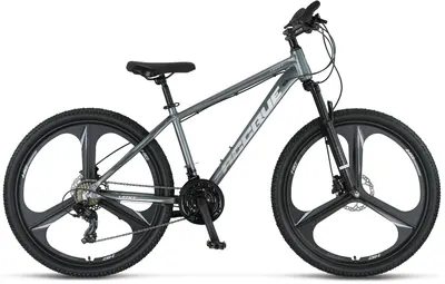 Bicicleta MTB Umit Accrue, cadru 18 , gri alb, roata 29 , cadru aluminiu, frana disc hidraulic, 2026