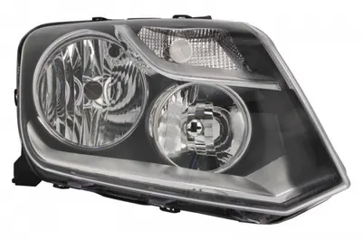 Far fata Dreapta (H1 H7 PY21W W5W, manual, fara motoras, culoare insert: cromat, culoare semnalizator: transparent) potrivit VW AMAROK