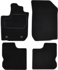 Covorase auto (set, velur, 4 bucati, culoare negru) DACIA LOGAN II dupa 2012