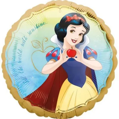 Balon folie alba ca zapada 45 cm Amscan AM3980401