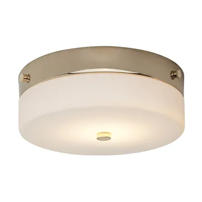 Corp de iluminat decorativ pentru exterior, Tamar 1 Light Medium Flush Light – Polished Gold