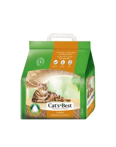 JRS Cat’s Best Comfort 7 L (3,2 kg) nisip ecologic pentru pisici din fibre vegetale naturale
