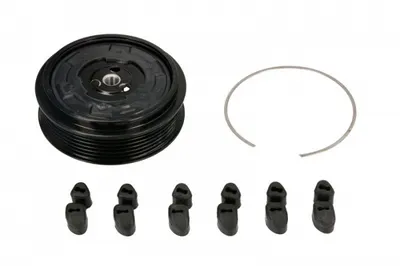 Fulie ambreiaj compresor AC clima (potrivit DENSO 6SEU16C 6PK 100mm) BMW Seria 1 (E81), 1 (E82), 1 (E87), 1 (E88), 3 (E90), 3 (E91), 3 (E92), 3 (E93), X1 (E84) 2.0D intre 2004-2015